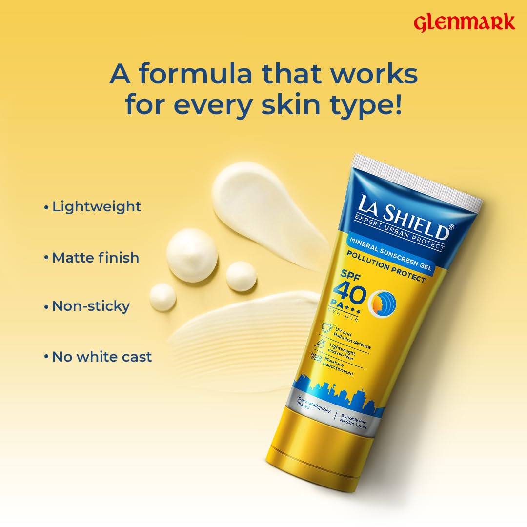 La Shield SPF 40 Mineral Sunscreen Gel PA+++