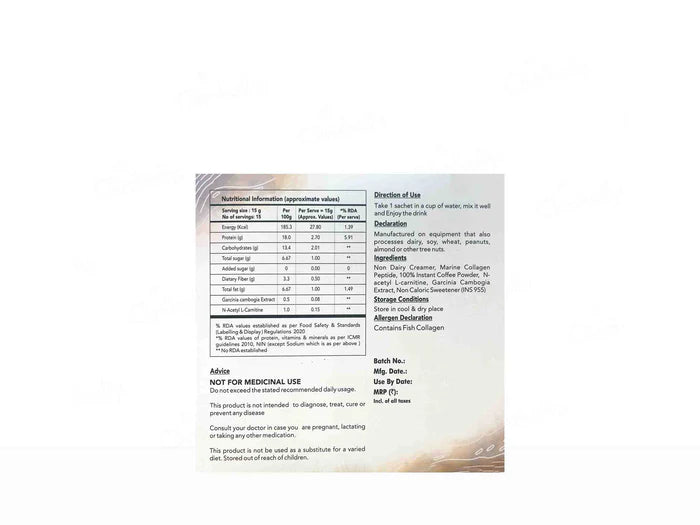 Cosmofix Procoll Slender Marine Collagen - Coffee Flavour