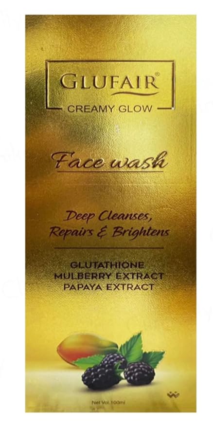 Glufair Creamy Glow Face Wash – Deep Cleanse, Repair & Brighten