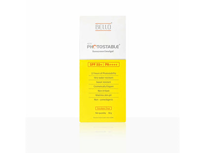 Bello New Photostable Sunscreen Emulgel SPF 55+/PA++++