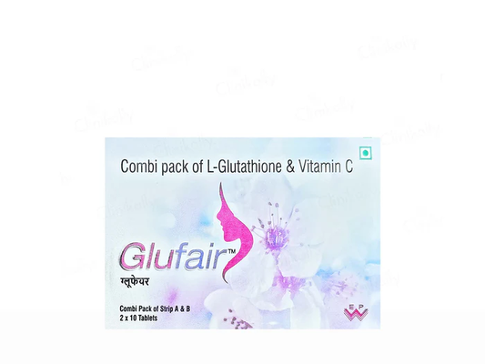 Glufair Tablet™ Combi Pack of L-Glutathione & Vitamin C (2 x 10 Tablets)