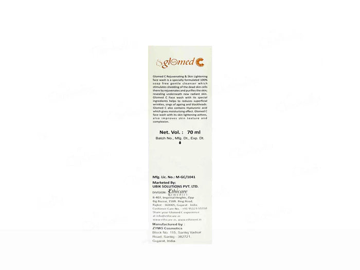 Glomed C Rejuvenating & Skin Lightening Face Wash