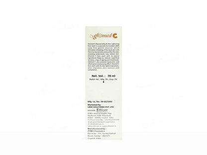 Glomed C Rejuvenating & Skin Lightening Face Wash